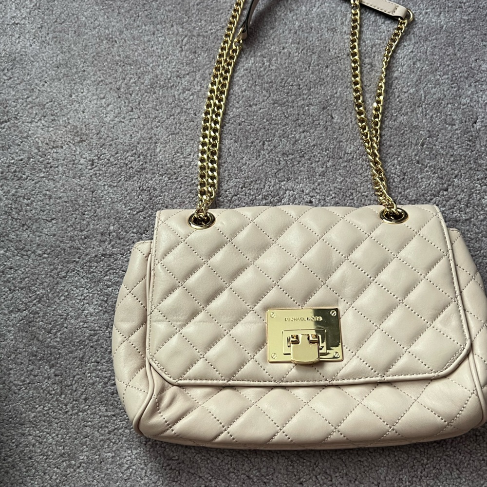 Michael Kors bag quilted blush leather